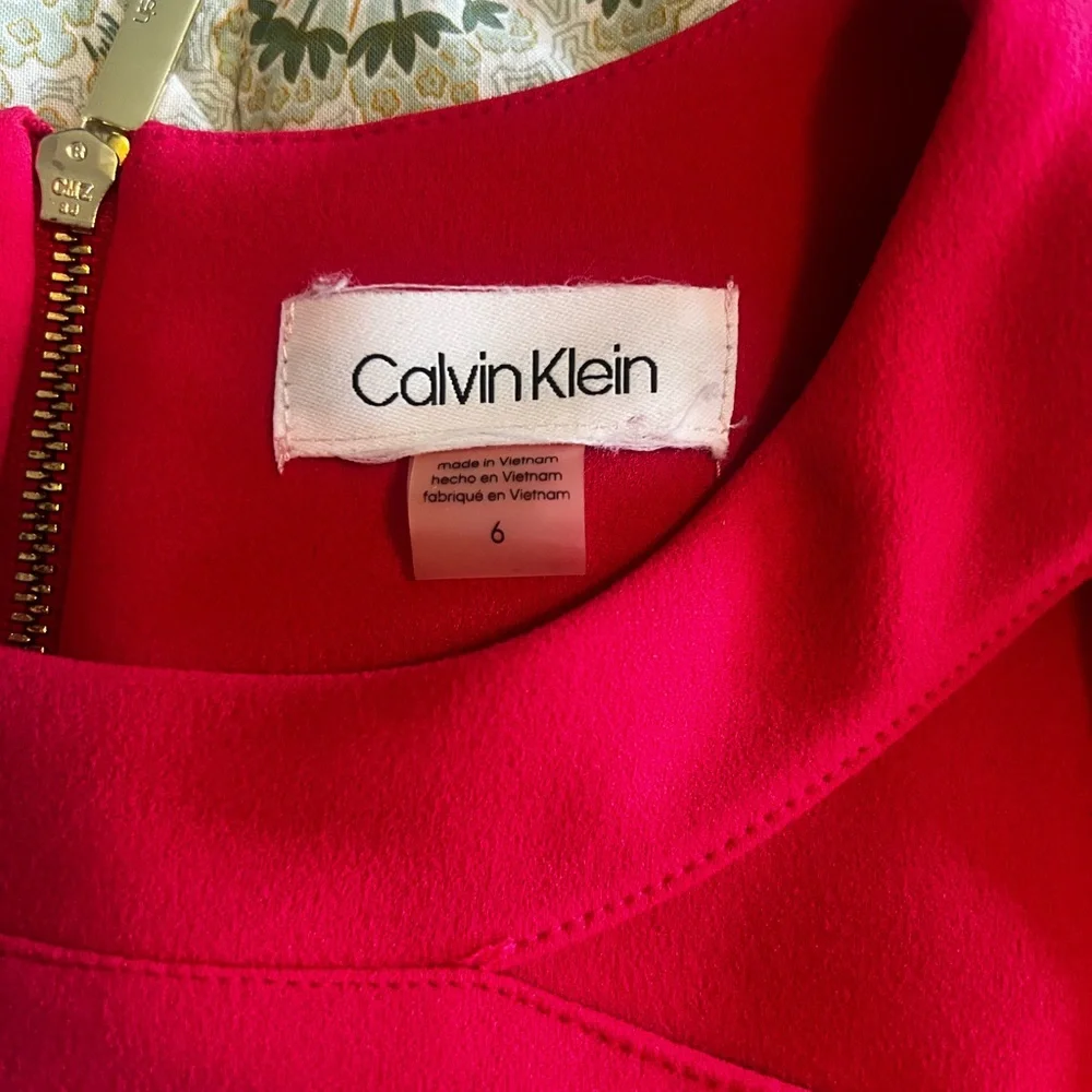 Calvin Klein Hot Pink Dress With Cutouts - Picture 3 of 6